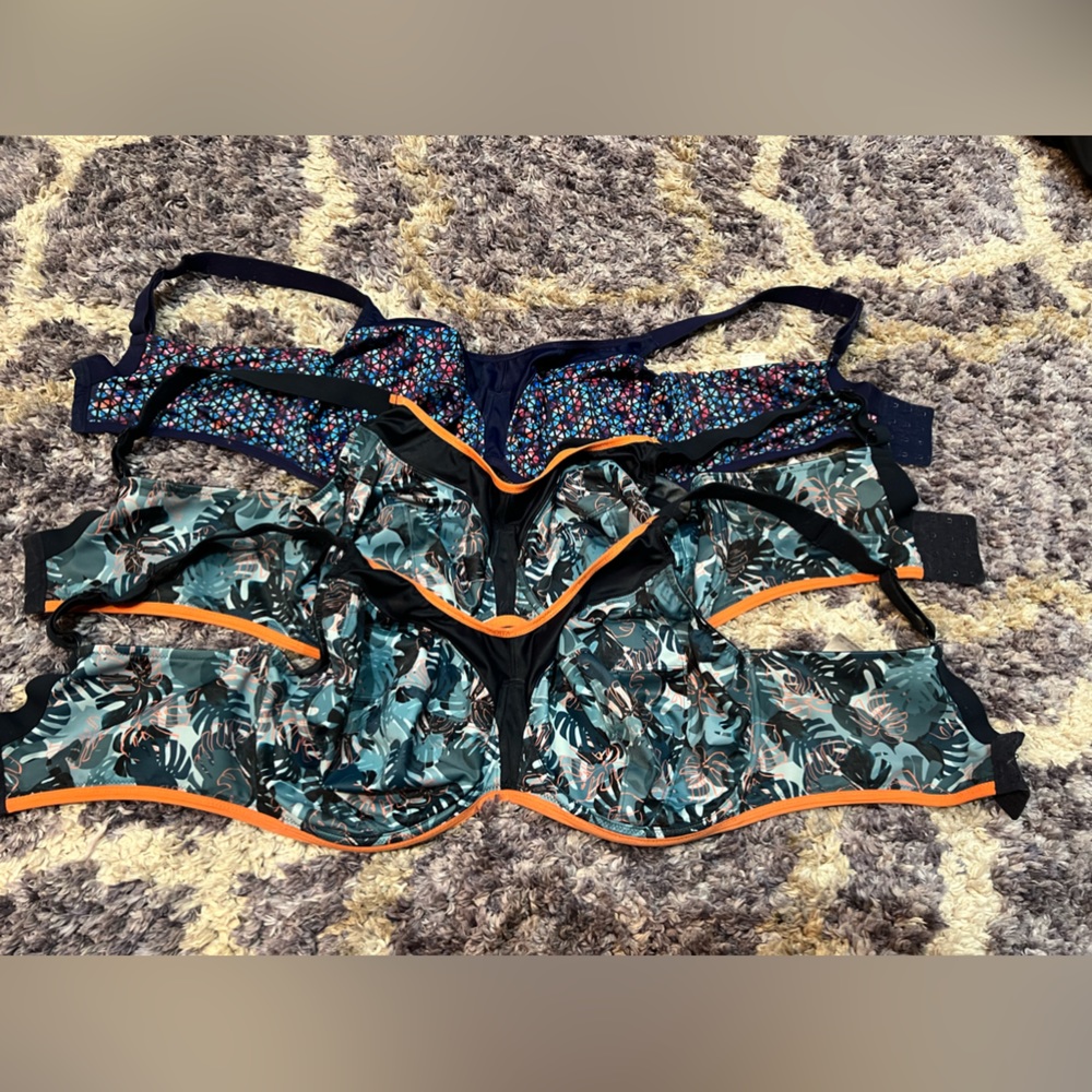 3pk Elomi Energise Unlined Sports Bra with Underwire